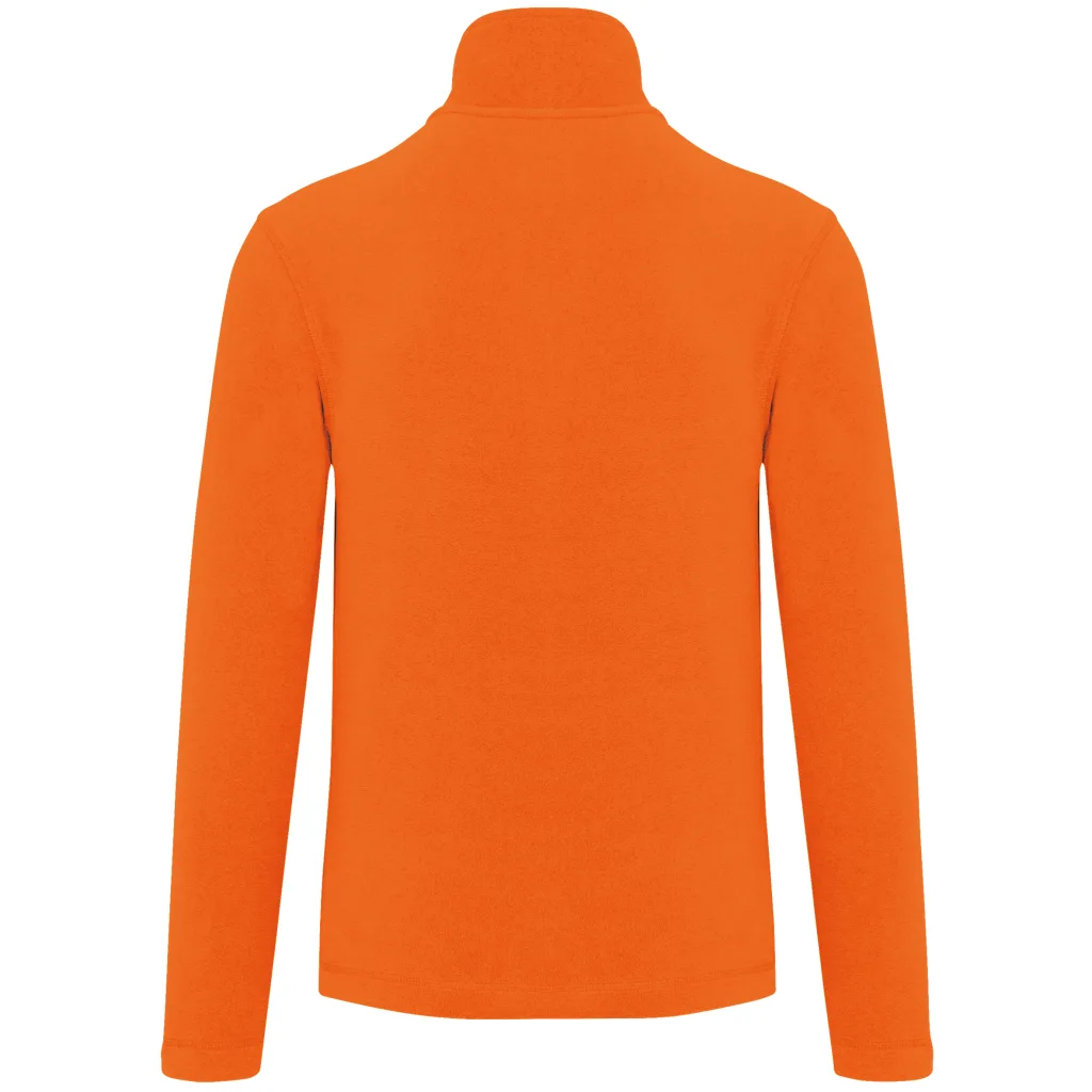 Polaire zippée personnalisée, chaude et anti-boulochage (K911), Orange, photo 61