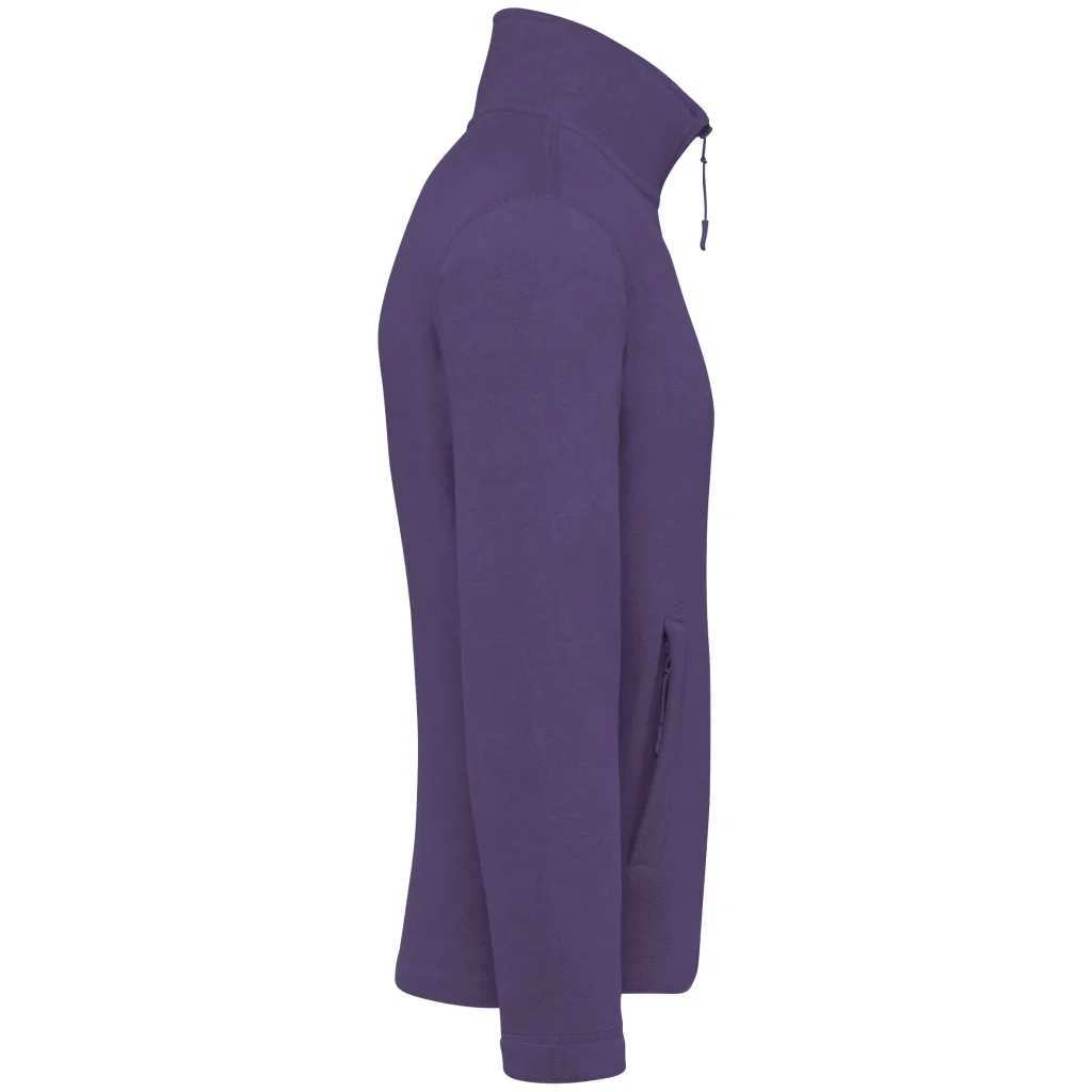 Polaire zippée personnalisée, chaude et anti-boulochage (K911), Purple, photo 65