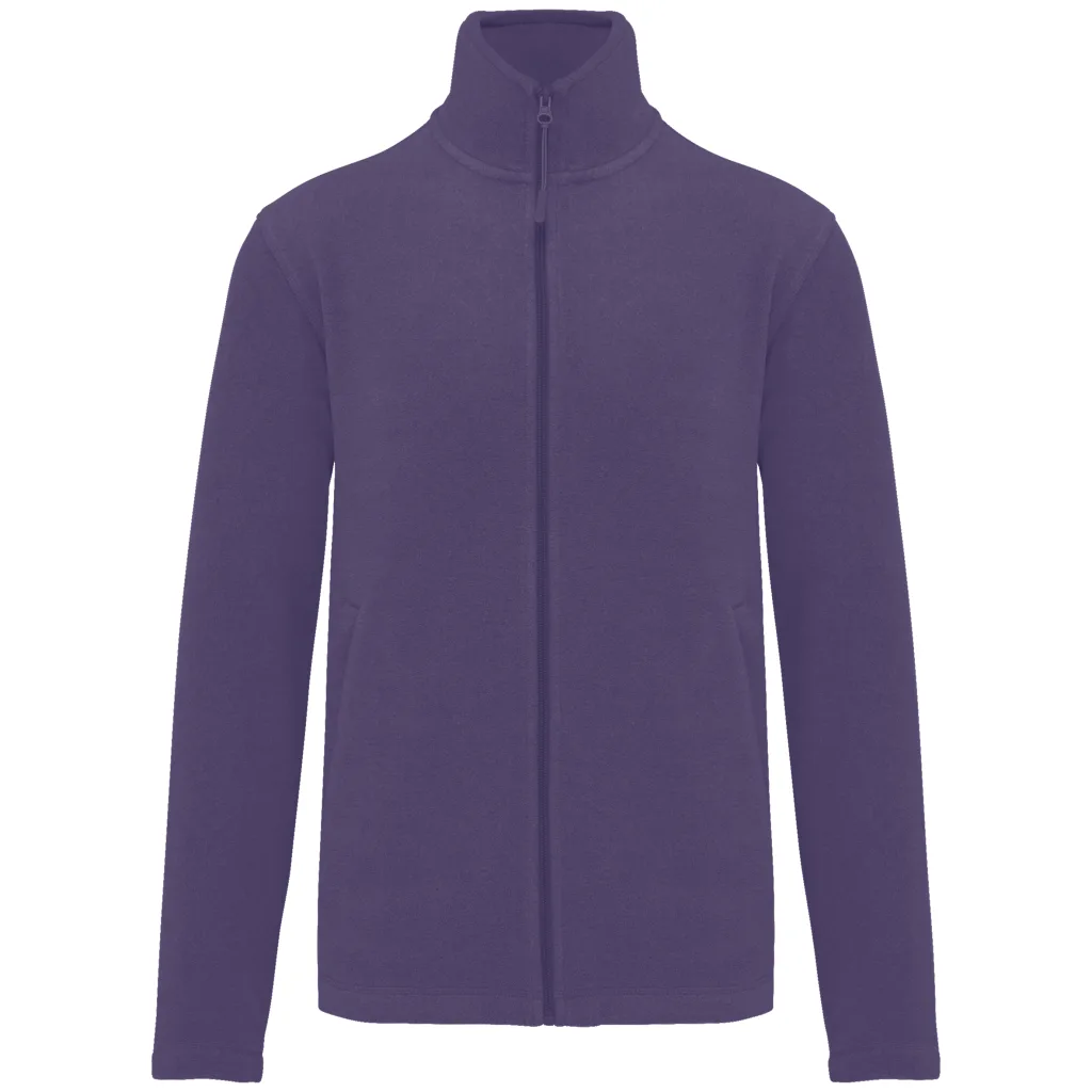Polaire zippée personnalisée, chaude et anti-boulochage (K911), Purple, photo 63