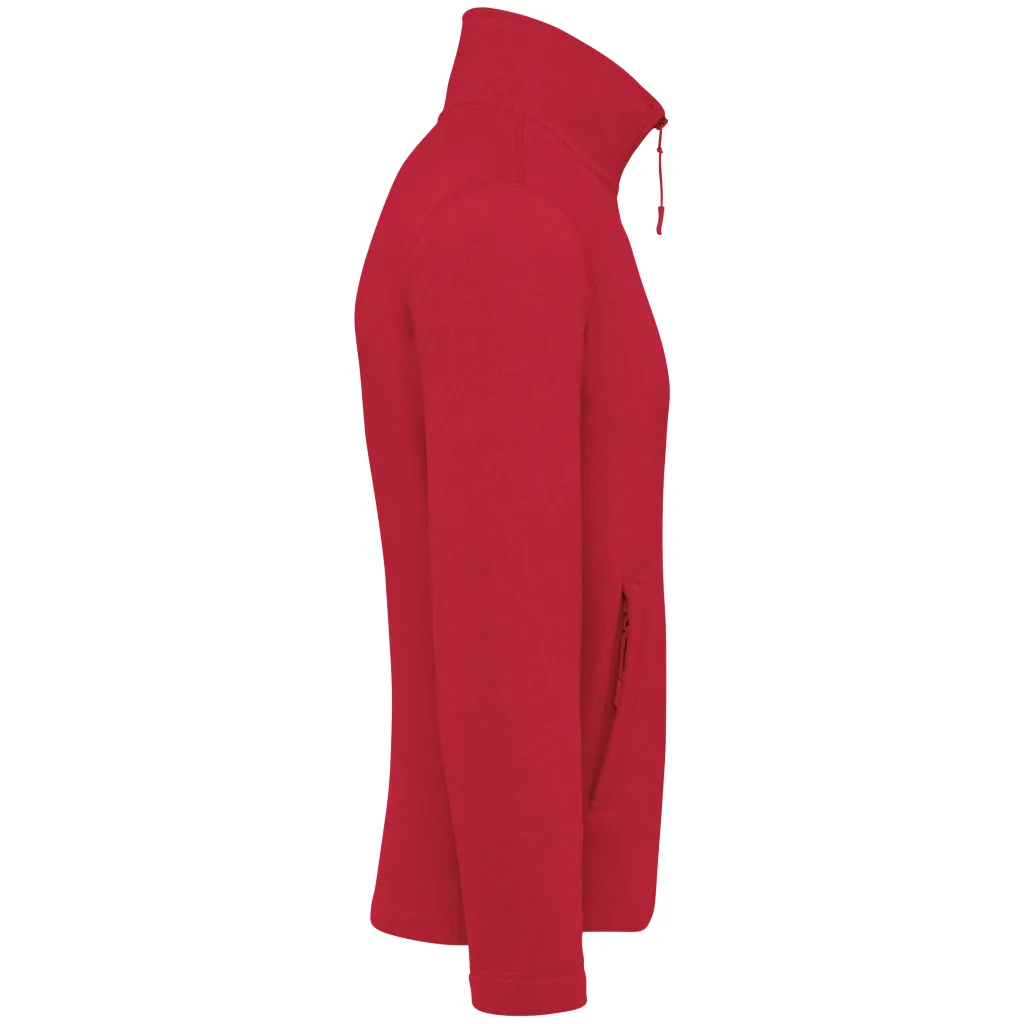 Polaire zippée personnalisée, chaude et anti-boulochage (K911), Red, photo 68