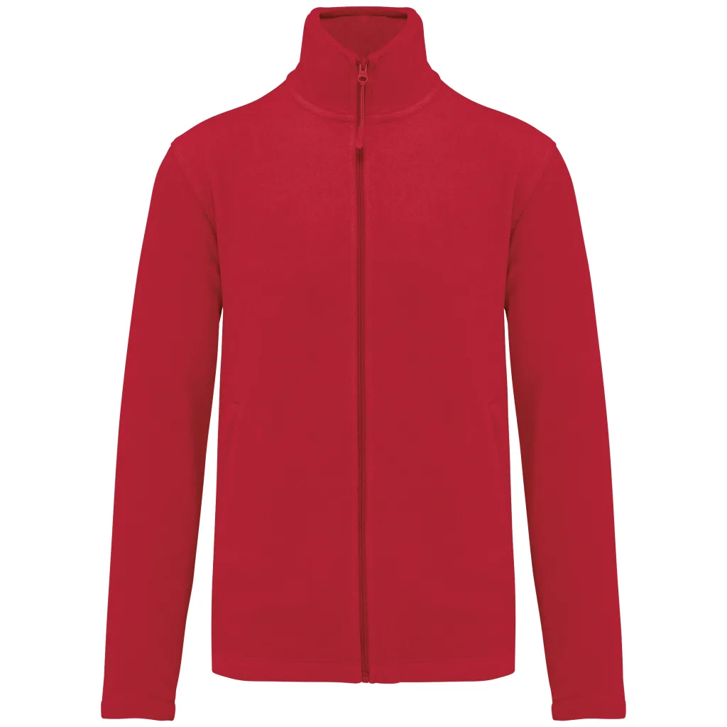 Polaire zippée personnalisée, chaude et anti-boulochage (K911), Red, photo 66