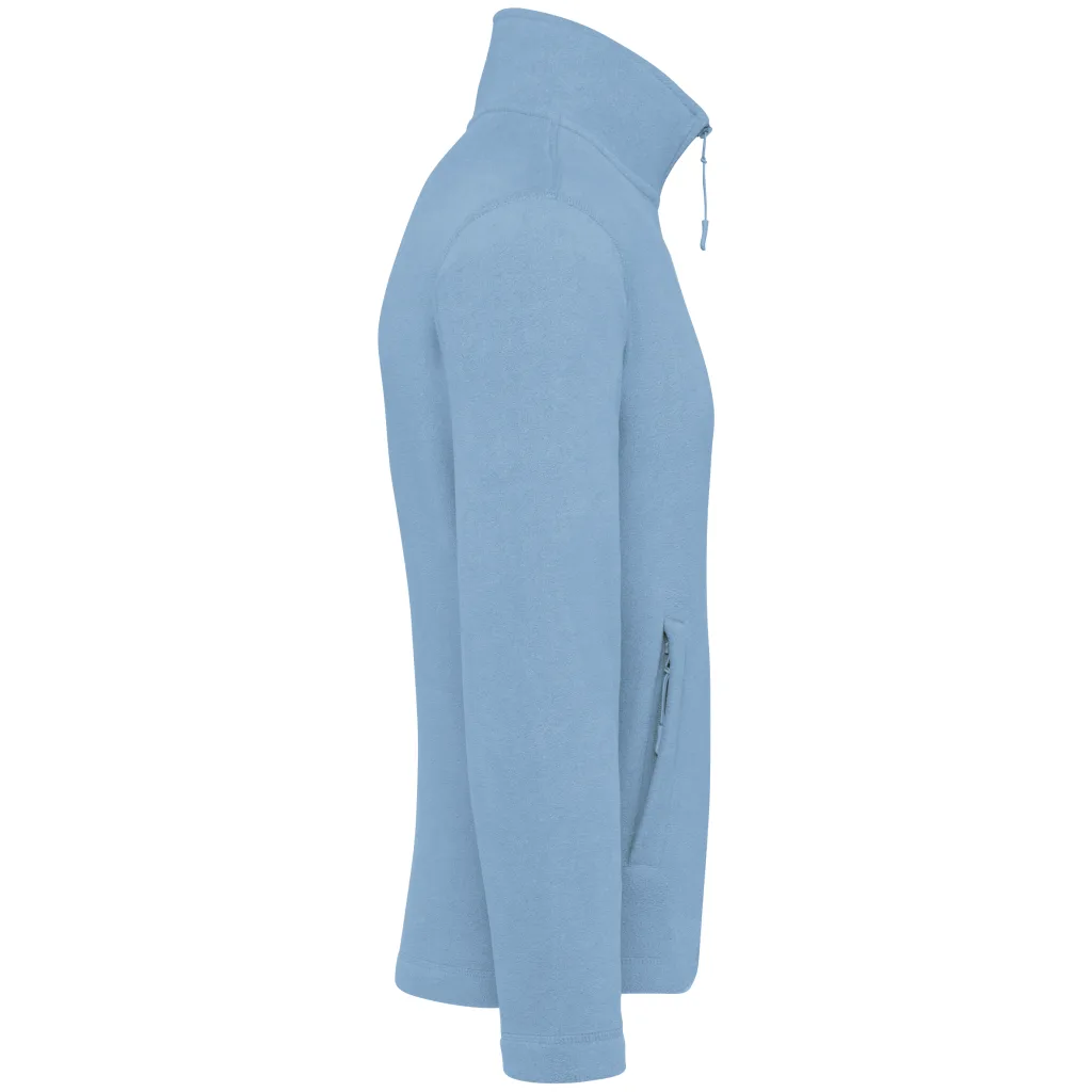 Polaire zippée personnalisée, chaude et anti-boulochage (K911), Sky Blue, photo 77