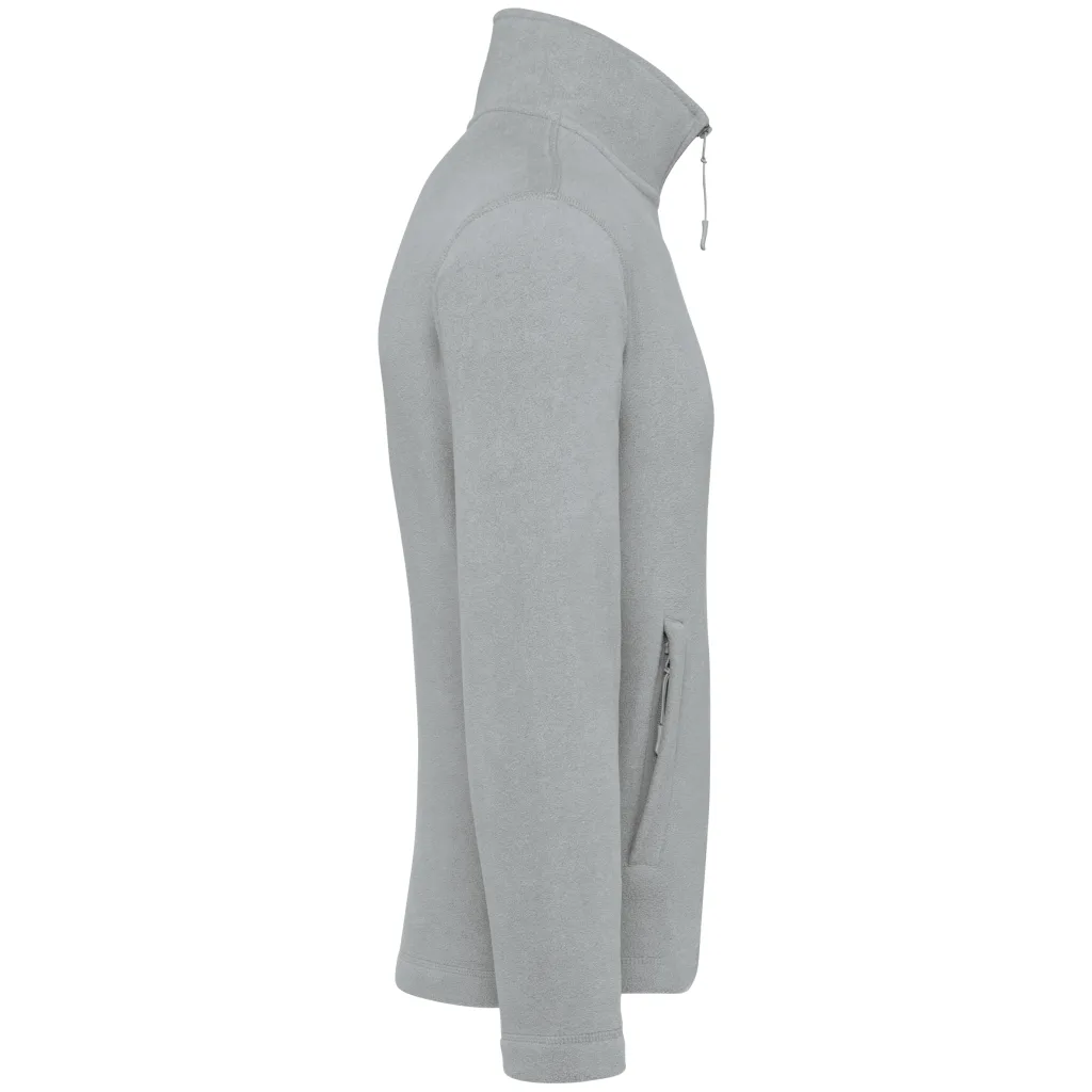 Polaire zippée personnalisée, chaude et anti-boulochage (K911), Snow Grey, photo 80