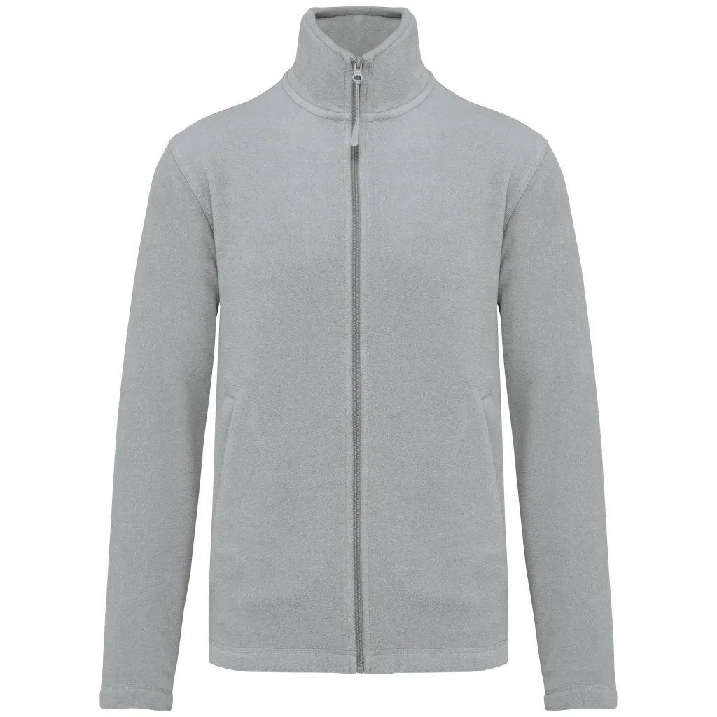 Polaire zippée personnalisée, chaude et anti-boulochage (K911), Snow Grey, photo 78