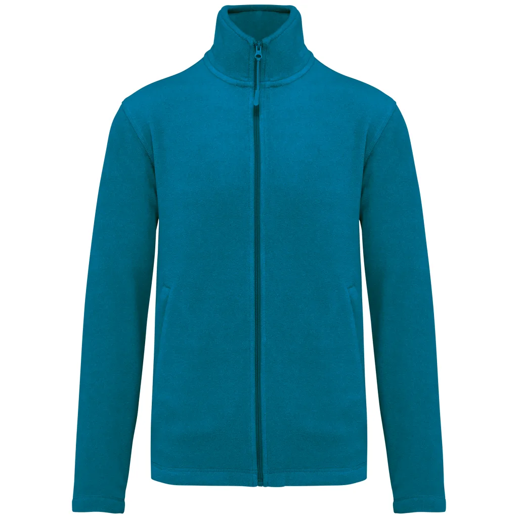 Polaire zippée personnalisée, chaude et anti-boulochage (K911), Tropical Blue, photo 81