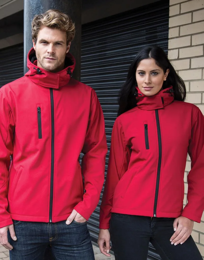 Veste softshell femme à capuche personnalisée, imperméable (R230F), photo 2