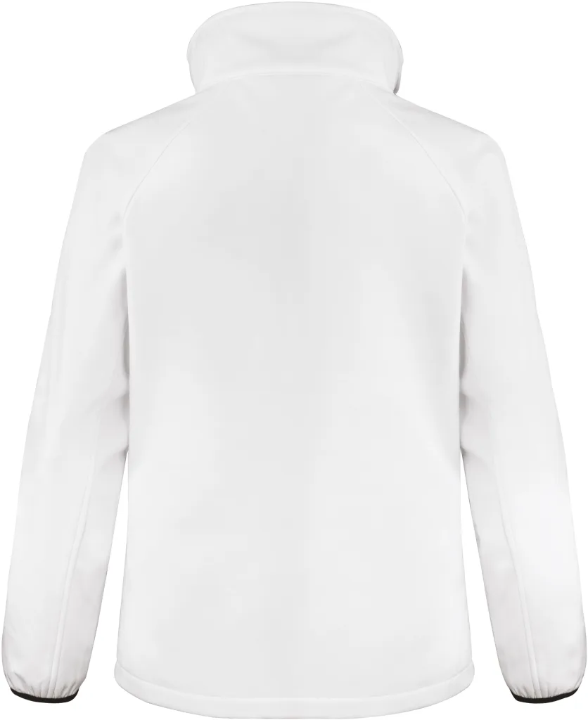Veste softshell femme légère personnalisée, coupe-vent (R231F), White/Black, photo 12