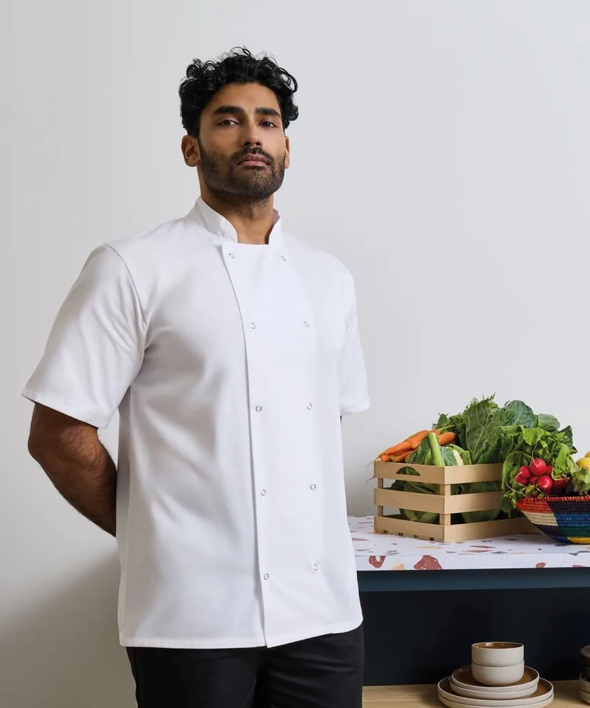 Veste de cuisine personnalisée, polycoton résistant (PR664)
