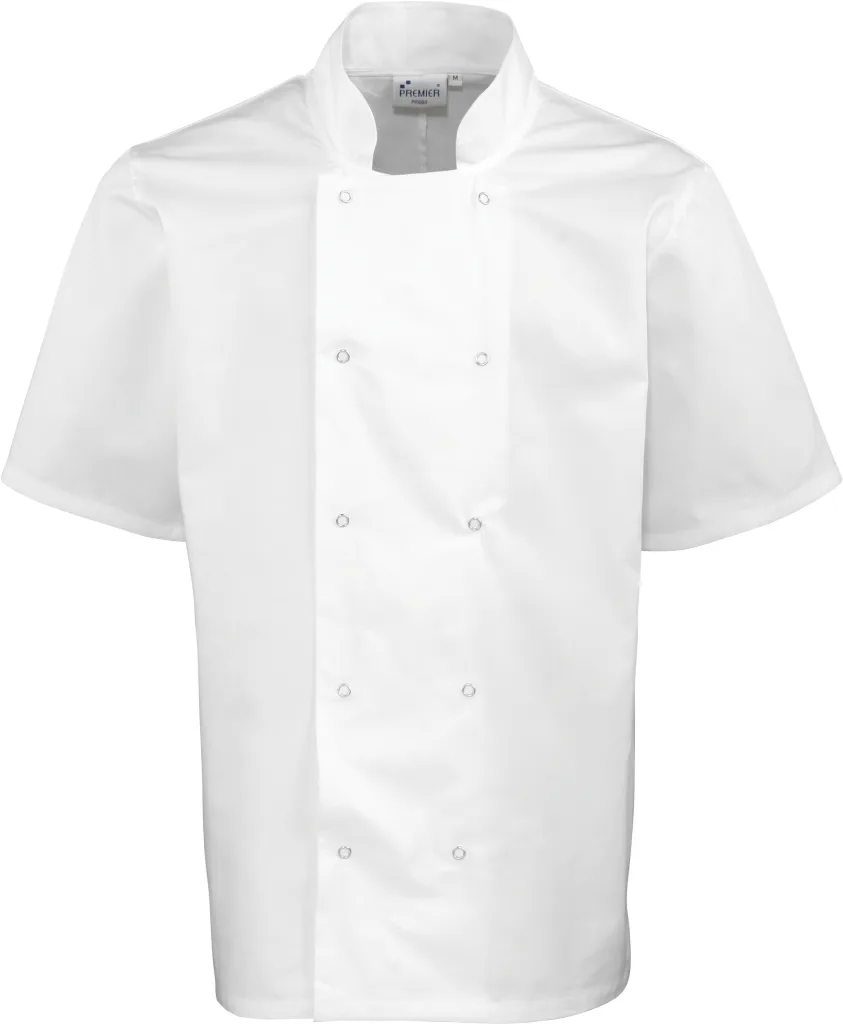 Veste de cuisine personnalisée, polycoton résistant (PR664), White, photo 3