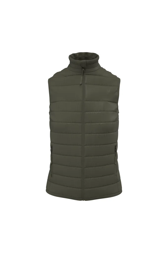 Bodywarmer femme personnalisé, matelassé chaud et cintré (IB6173), Ideal Urban Khaki, photo 13