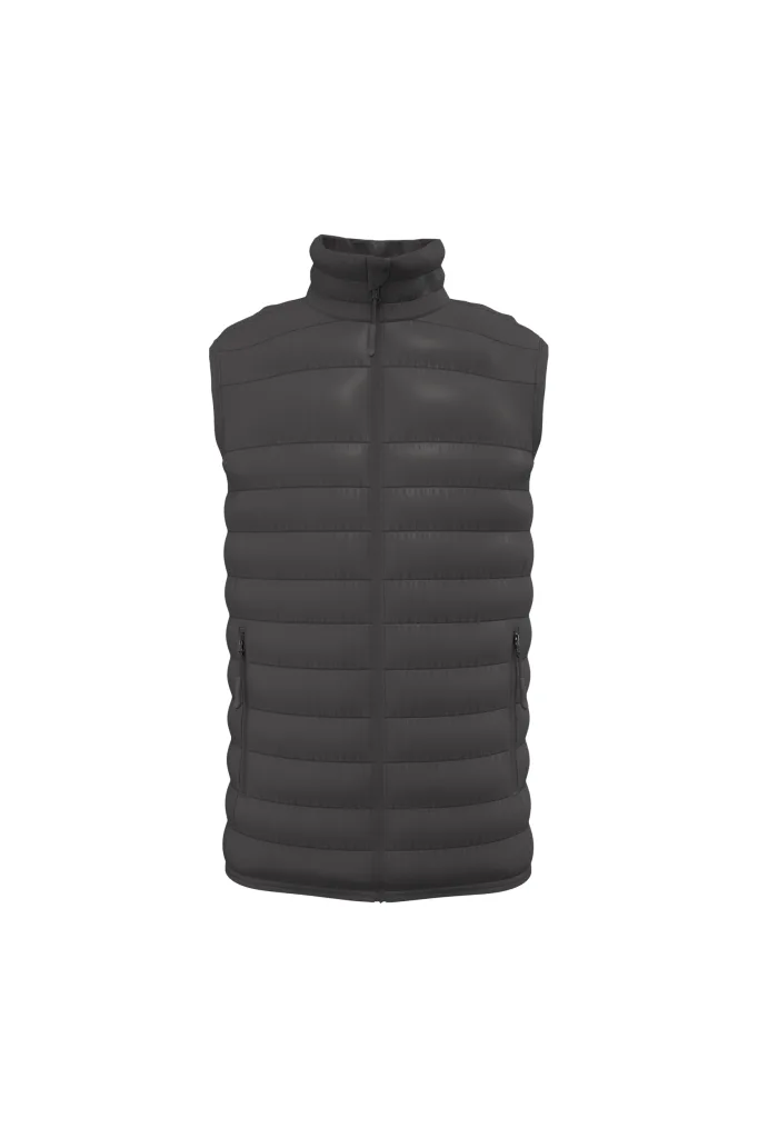 Bodywarmer homme personnalisé, matelassé chaud sans manches (IB6172), Dark Grey, photo 7