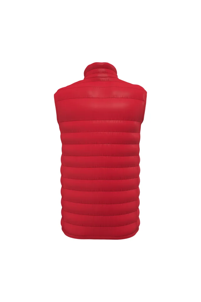 Bodywarmer homme personnalisé, matelassé chaud sans manches (IB6172), Ideal Red, photo 10