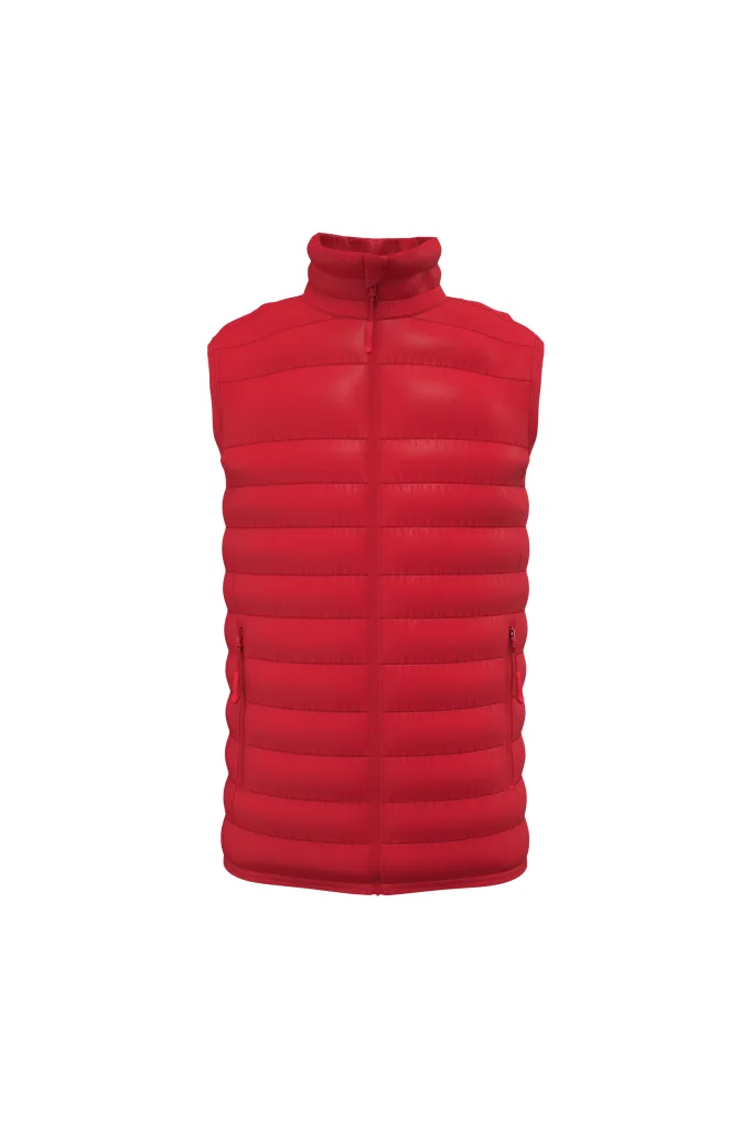 Bodywarmer homme personnalisé, matelassé chaud sans manches (IB6172), Ideal Red, photo 9