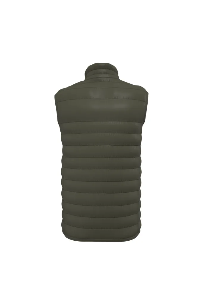 Bodywarmer homme personnalisé, matelassé chaud sans manches (IB6172), Ideal Urban Khaki, photo 14