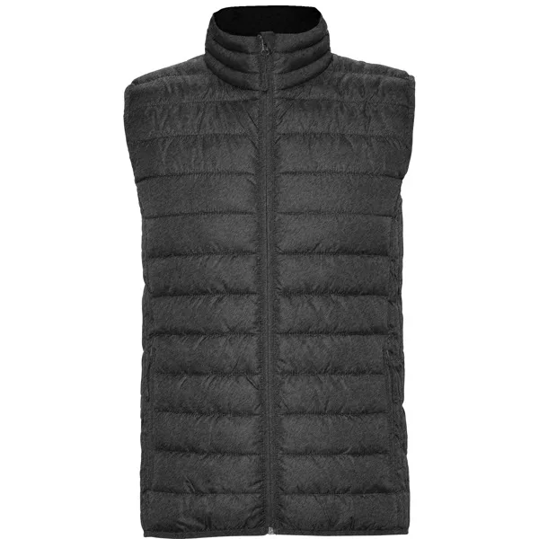 Gilet matelassé personnalisé, déperlant et coupe-vent (RA5092), Noir Chiné, photo 18