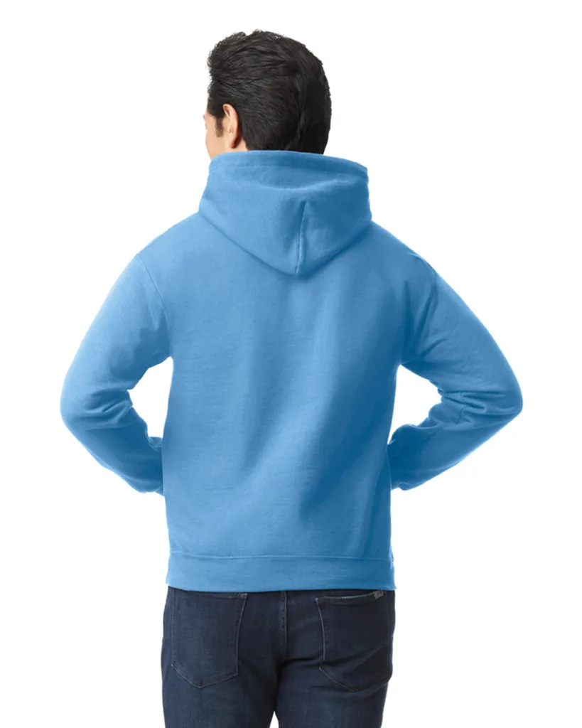 Sweat à capuche personnalisé, épais et poche kangourou (18500), Carolina Blue, photo 19