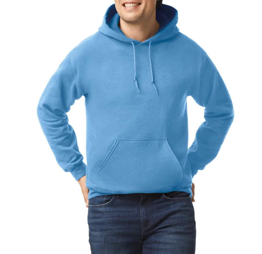 Sweat à capuche personnalisé, épais et poche kangourou (18500), Carolina Blue, photo 20