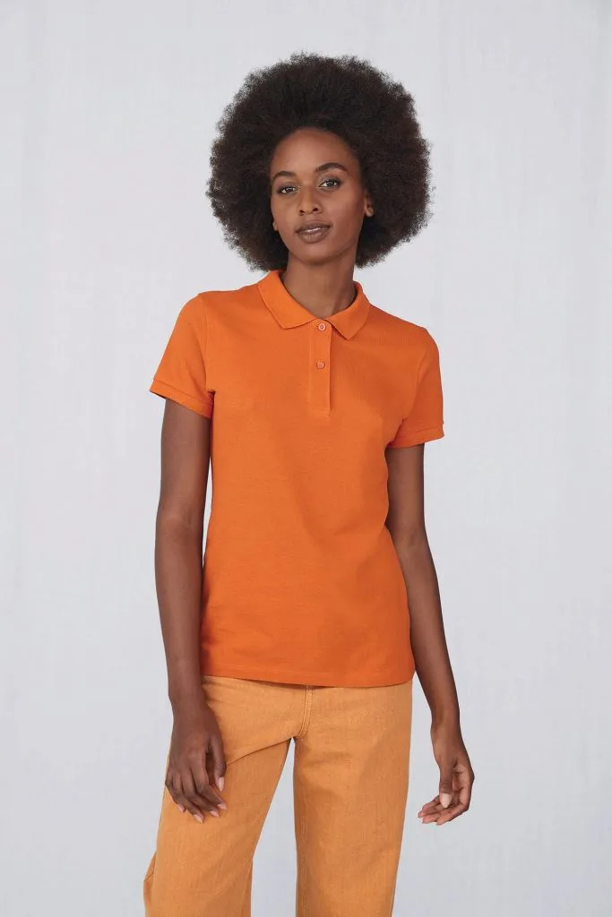 Polo bio femme personnalisé, coton bio et coupe cintrée (PW440)