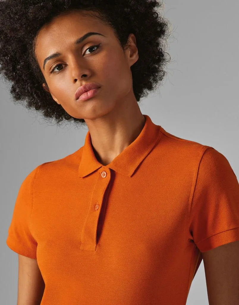 Polo bio femme personnalisé, coton bio et coupe cintrée (PW440), photo 2