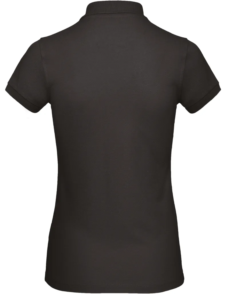 Polo bio femme personnalisé, coton bio et coupe cintrée (PW440), Black, photo 4