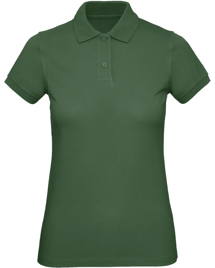 Polo bio femme personnalisé, coton bio et coupe cintrée (PW440), Bottle Green, photo 5