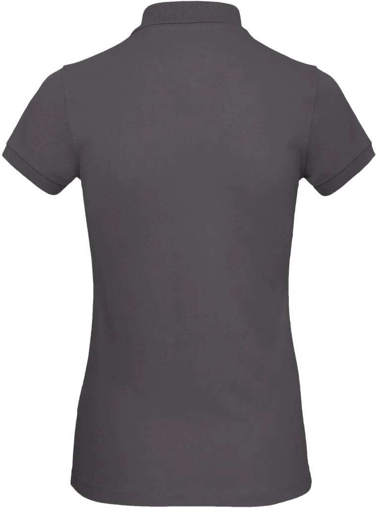 Polo bio femme personnalisé, coton bio et coupe cintrée (PW440), Dark Grey, photo 10