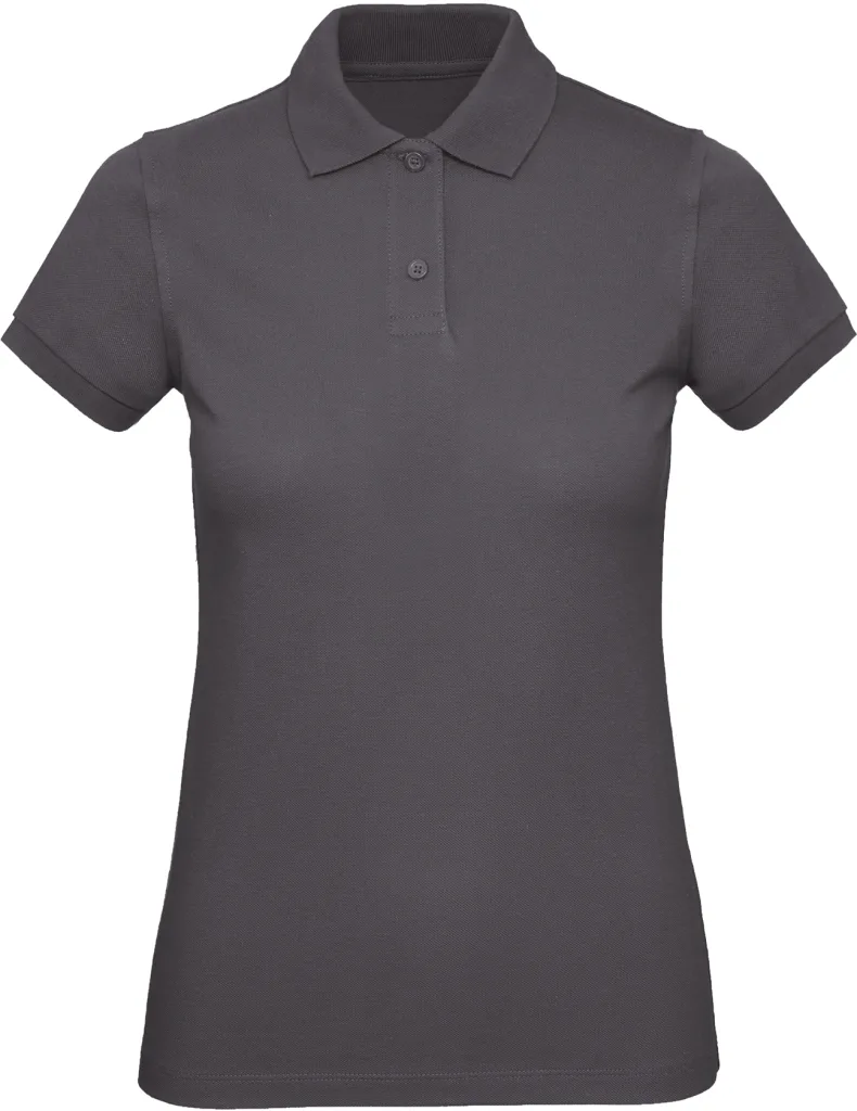 Polo bio femme personnalisé, coton bio et coupe cintrée (PW440), Dark Grey, photo 9