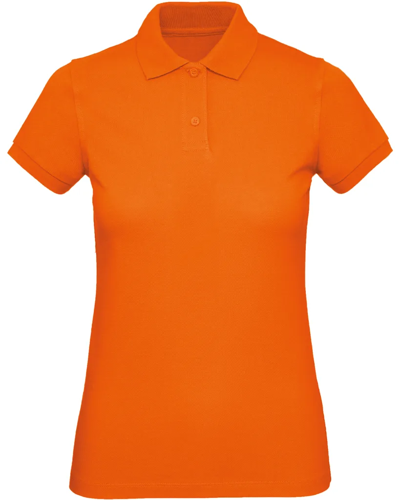 Polo bio femme personnalisé, coton bio et coupe cintrée (PW440), Orange, photo 21