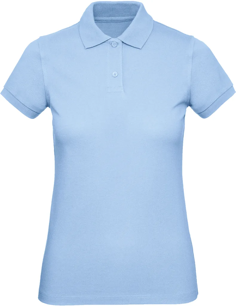 Polo bio femme personnalisé, coton bio et coupe cintrée (PW440), Sky Blue, photo 29