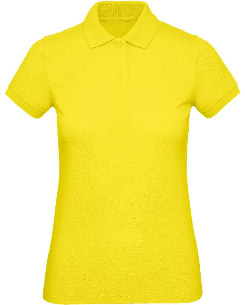 Polo bio femme personnalisé, coton bio et coupe cintrée (PW440), Solar Yellow, photo 31