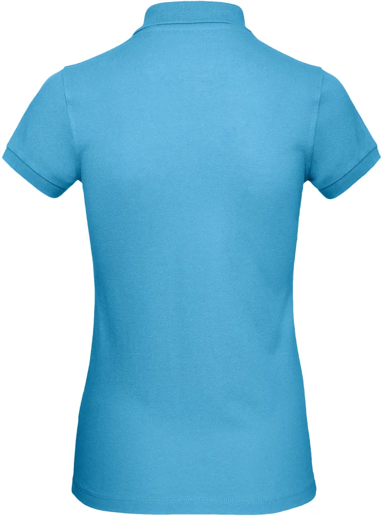 Polo bio femme personnalisé, coton bio et coupe cintrée (PW440), Very Turquoise, photo 39