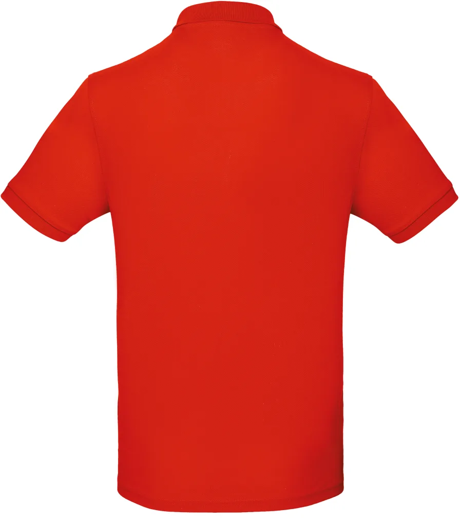 Polo bio homme personnalisé, coton biologique respirant (PM430), Fire Red, photo 12
