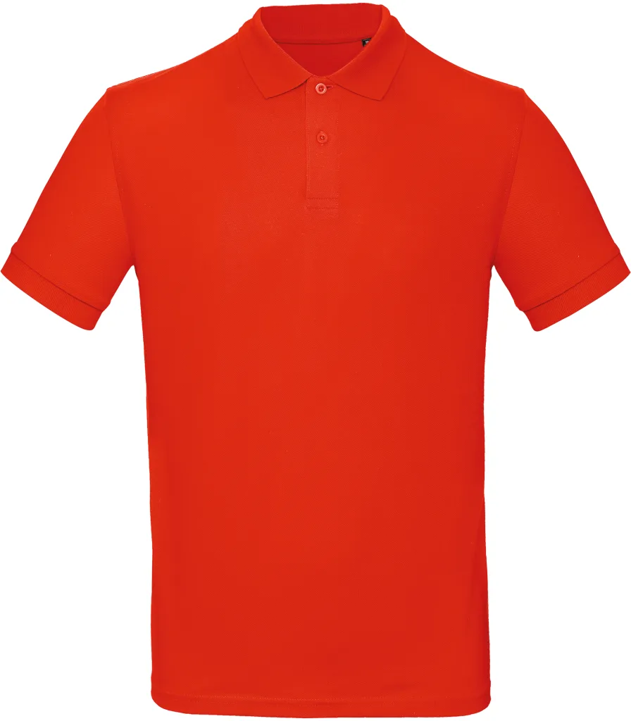 Polo bio homme personnalisé, coton biologique respirant (PM430), Fire Red, photo 11