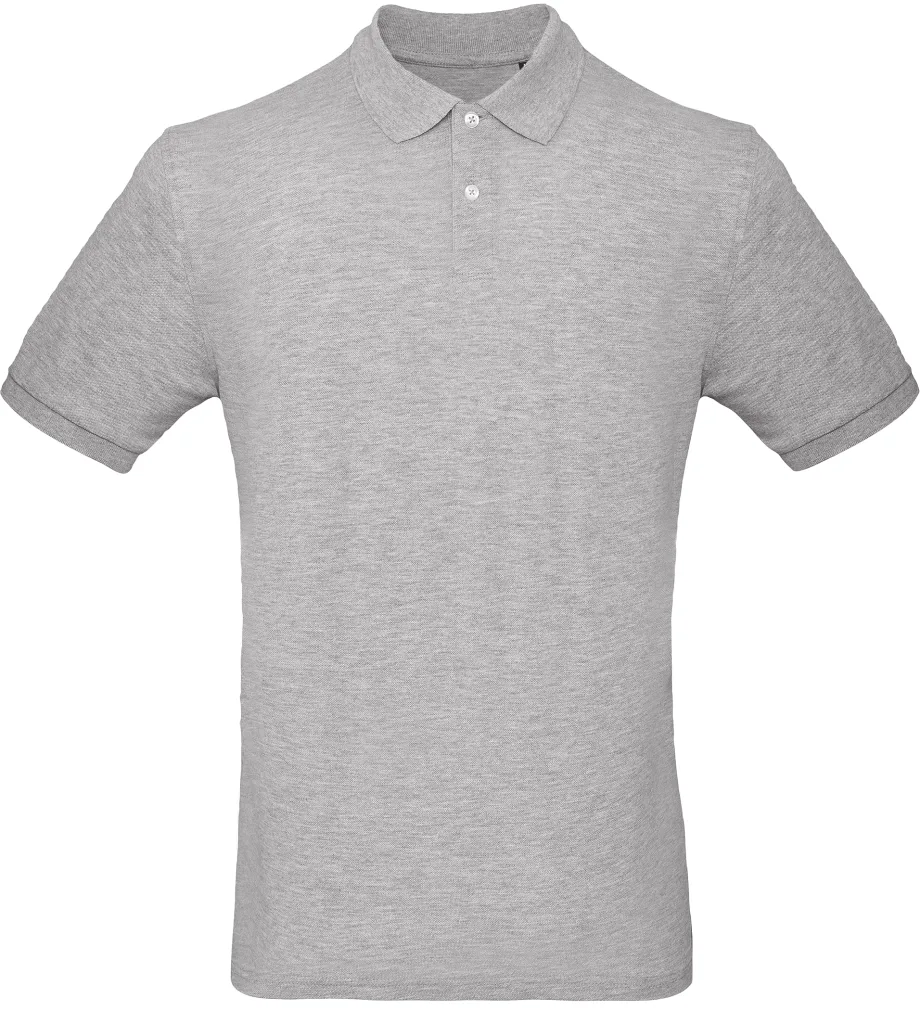 Polo bio homme personnalisé, coton biologique respirant (PM430), Heather Grey, photo 13