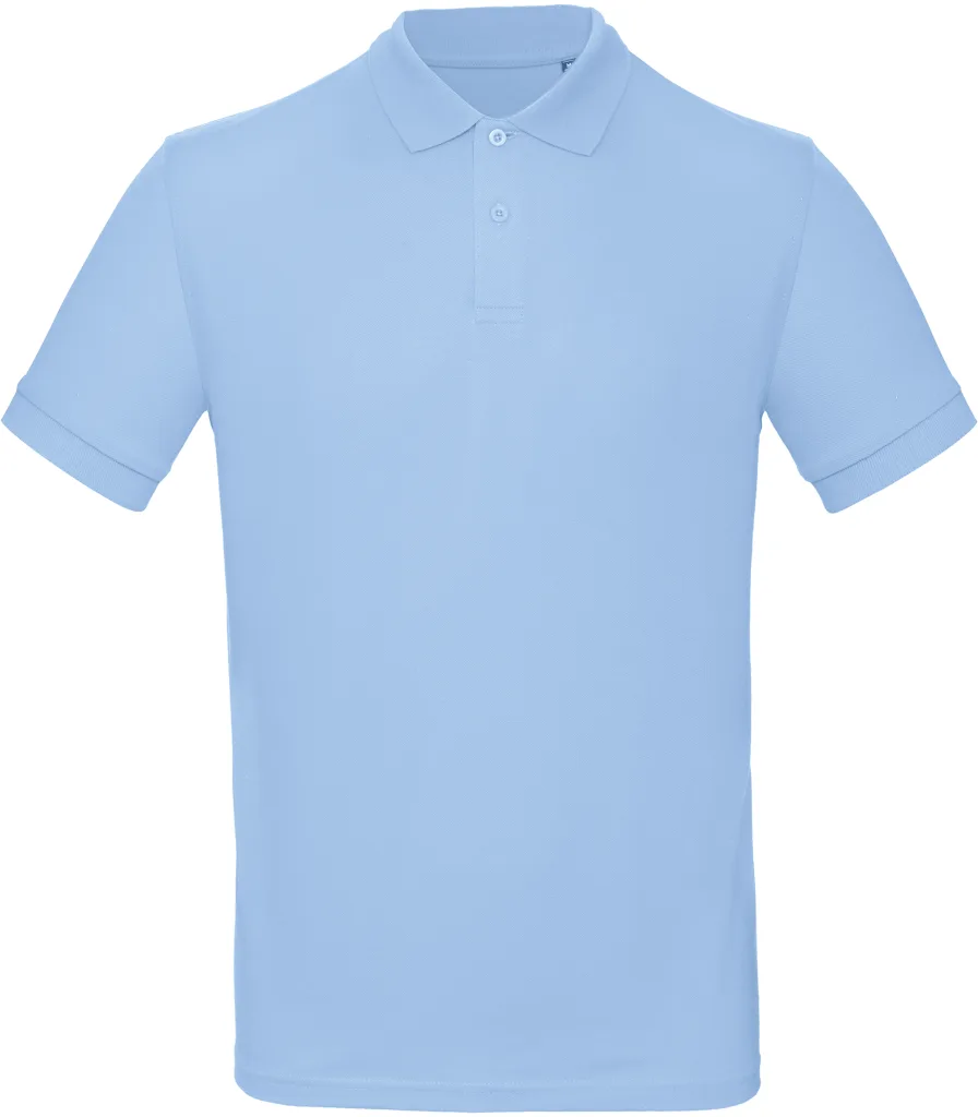 Polo bio homme personnalisé, coton biologique respirant (PM430), Sky Blue, photo 28