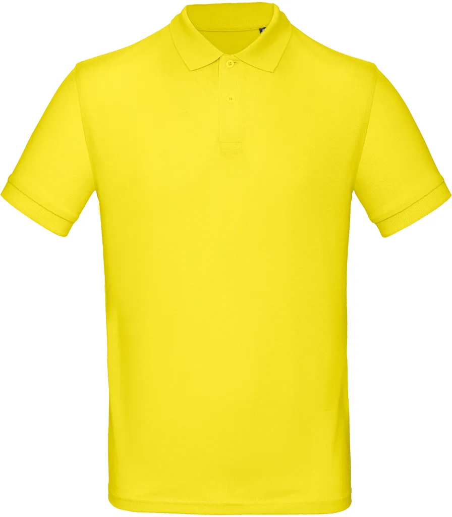 Polo bio homme personnalisé, coton biologique respirant (PM430), Solar Yellow, photo 30