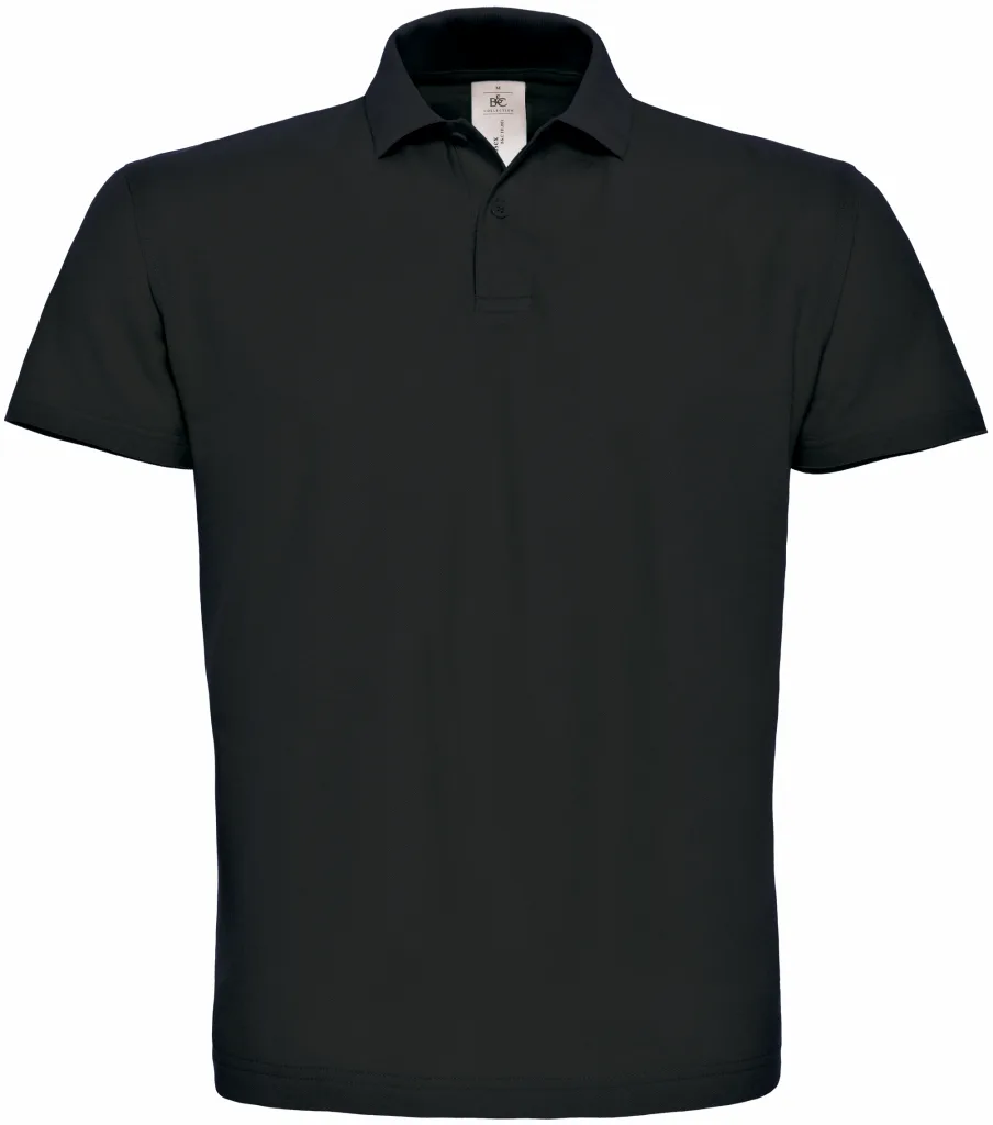Polo homme personnalisé, maille piquée confortable (PUI10), Black, photo 4
