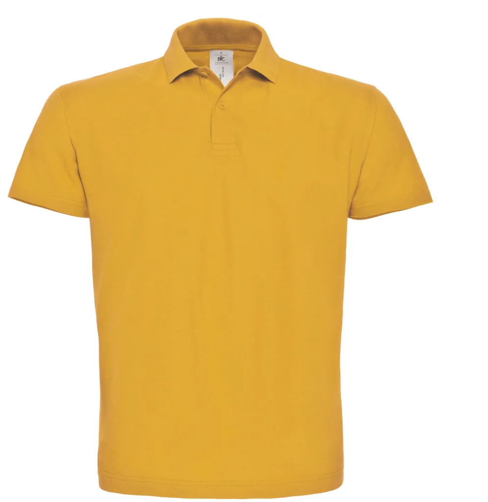 Polo homme personnalisé, maille piquée confortable (PUI10), Chili Gold, photo 7