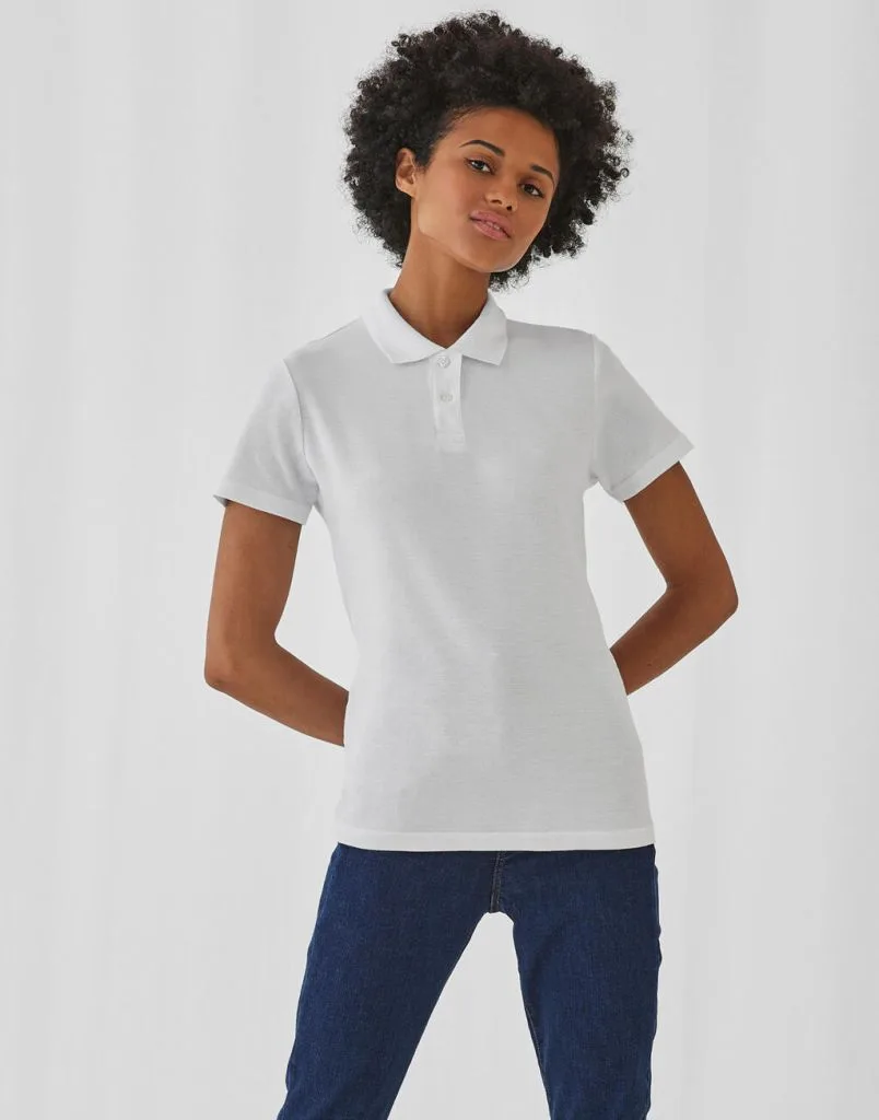Polo femme personnalisé, piqué coton et coupe cintrée (PWI11)