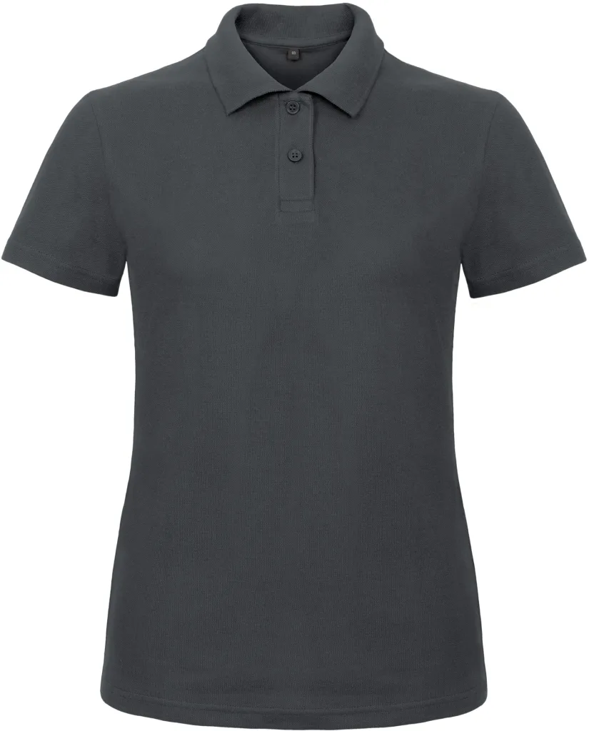 Polo femme personnalisé, piqué coton et coupe cintrée (PWI11), Anthracite, photo 3