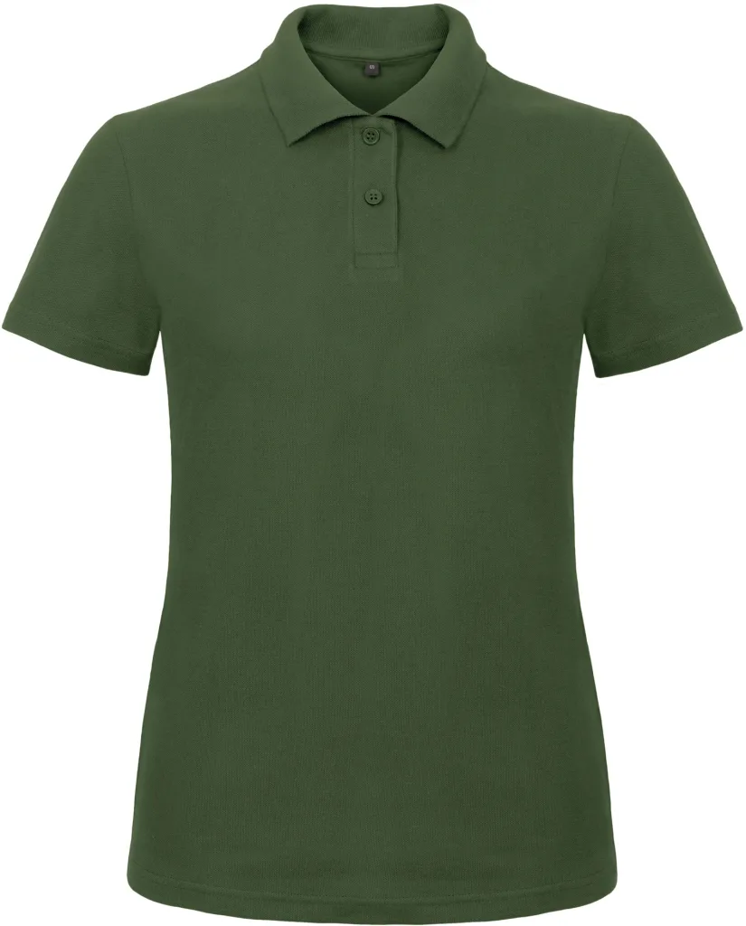 Polo femme personnalisé, piqué coton et coupe cintrée (PWI11), Bottle Green, photo 6