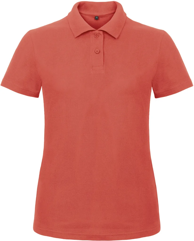 Polo femme personnalisé, piqué coton et coupe cintrée (PWI11), Pixel Coral, photo 15