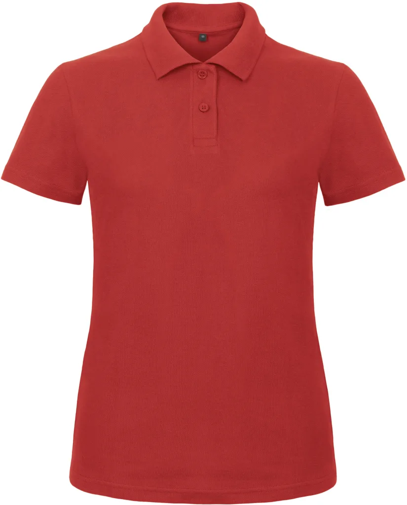 Polo femme personnalisé, piqué coton et coupe cintrée (PWI11), Red, photo 18
