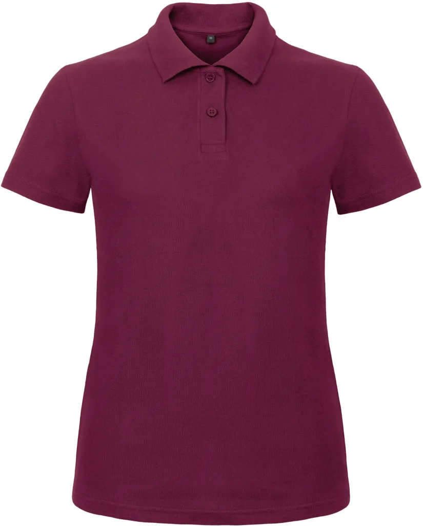 Polo femme personnalisé, piqué coton et coupe cintrée (PWI11), Wine, photo 22