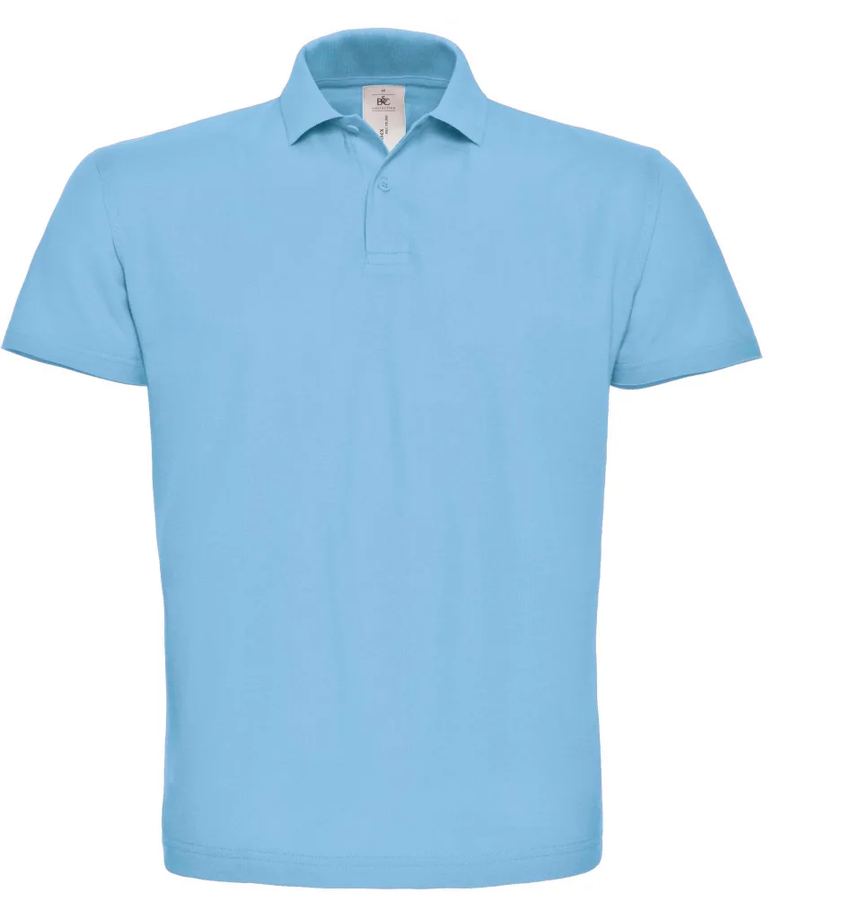 Polo homme personnalisé, maille piquée confortable (PUI10), Light Blue, photo 11
