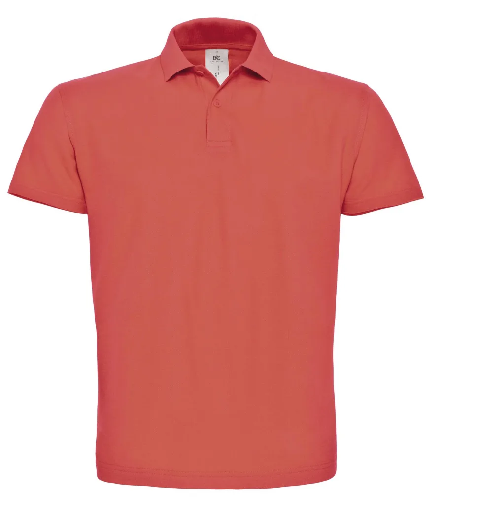 Polo homme personnalisé, maille piquée confortable (PUI10), Pixel Coral, photo 14