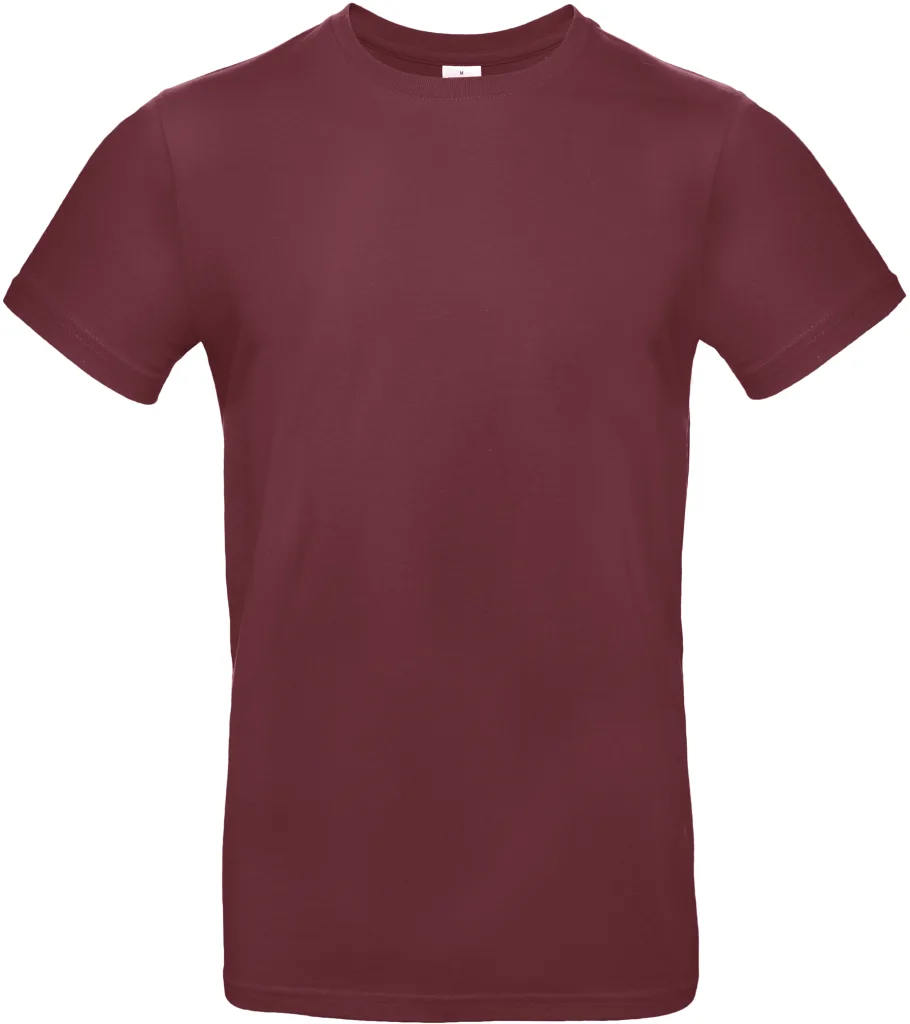 T-shirt homme personnalisé, coton épais et dense (TU03T), Burgundy, photo 17