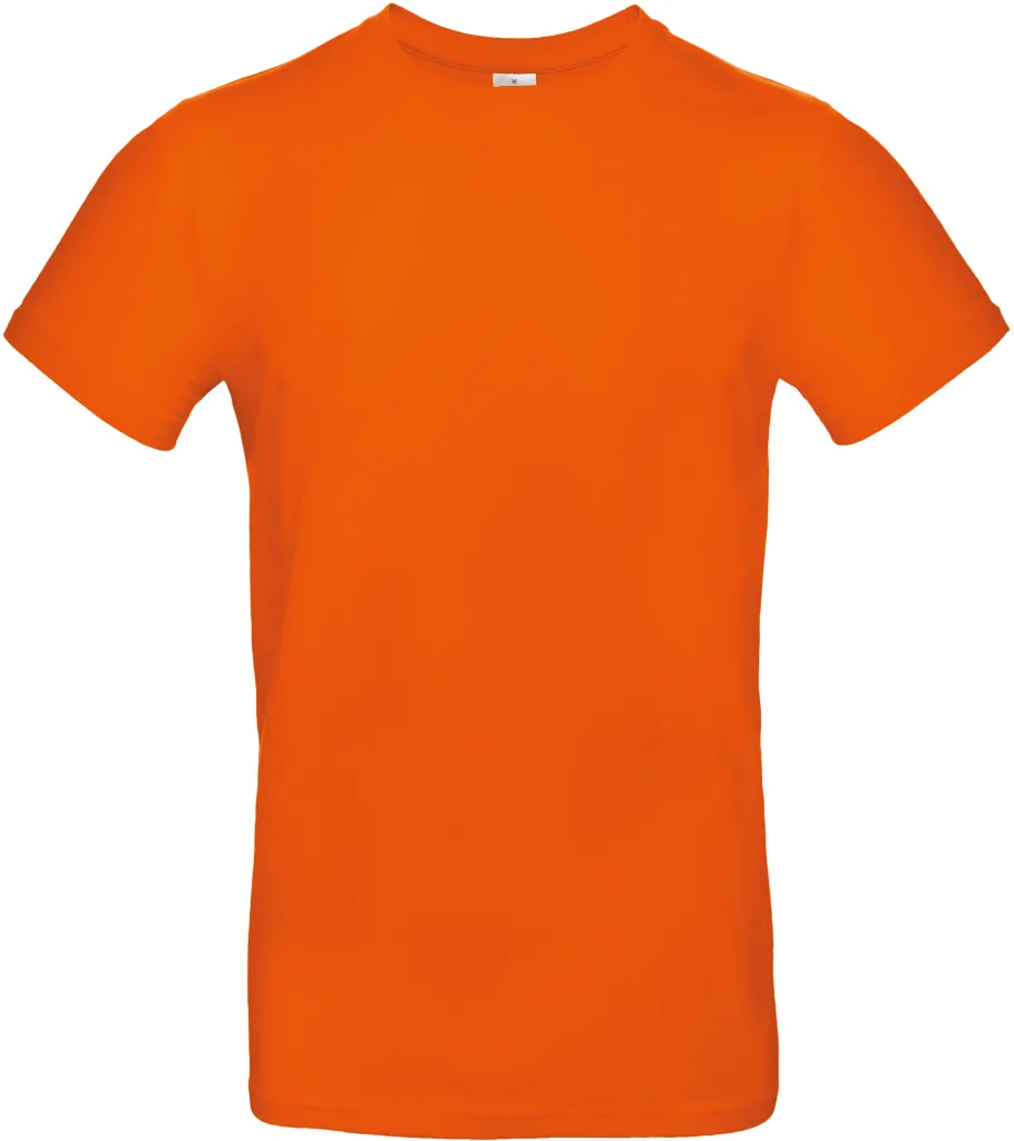 T-shirt homme personnalisé, coton épais et dense (TU03T), Orange, photo 43