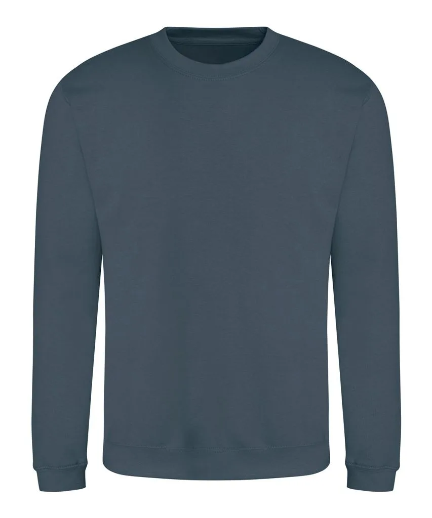 Sweat col rond personnalisé, molleton campus moelleux (JH030), Airforce Blue, photo 2