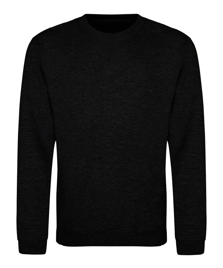 Sweat col rond personnalisé, molleton campus moelleux (JH030), Black Smoke, photo 6